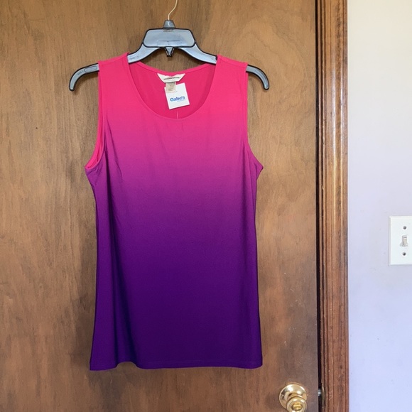 Christopher & banks sleeveless ombré top with stretch size S - Picture 5 of 15